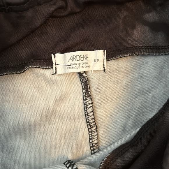 Ardene tie dye grey black leggings - Picture 2 of 3